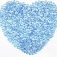 0.88LB Light Blue Fish Tank Gravel Aquarium Glass Stones Sea Glass Pebbles Aquarium Gravel Rocks Fish Tank Rocks, Beads Pebbles Rock Sand Glass Gems Stones for Vase Filler Turtle Fish Tank Decoration