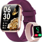 Smart Watches for Women Men Android & iPhone, Alexa Built-in, 1.8" Smart Watch(Answer/Make Calls ,2 Bands Included) 24/7 SpO2 Sleep Heart Rate Monitor,3ATM Waterproof,Fitness Tracker with 120+ Sport