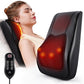 Back Massager with Heat, Neck Massager for Pain Relief Deep Tissue 3D Shiatsu Kneading Electric Massage Pillow for Whole Body Relaxation, Home, Car, Office Use, Gifts for Mom, Dad, Women, Men