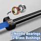 7ft Olympic Barbell for Strength Training and Olympic Weightlifting, 500 700 1000LBS Capacity Available, 2 Inch Bar for Squats, Home Gym Fitness Equipment, Bench Press, Deadlift,Powerlifting