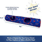 NFL Buffalo Bills Cat Tunnel Tube Toy with Plush Football Catnip and Feathers Collapsible Tunnel for Cats to Play, Peek and Hide, Sporty & Fun Cat Tunnel Toy with Team Logo All-Over Design!