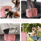 Dog Purse Carrier for Small Dogs, Soft Soft Sided Folding Dog Carriers for Small Dogs Medium Cats Puppies up to 15 Lbs, Washable Breathable Puppy Carrier for Outdoor Travel (Large Pink)