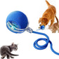 Cat Ball Toy,New Interactive Rolling Cats Dog Toy Balls 360° Smart Automatic Rolling Pet Ball, Fast Moving Toy for Dog,Interactive Toys for Cats (Blue)