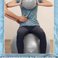 Yoga Ball for Exercise, Pilates Set, 4 Sizes Fitness Ball for Workout, Birthing, Pregnancy, Physical Therapy- Pump Included