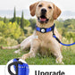 TagME Airtag Dog Collar,Waterproof Reflective Pet Collar with Airtag Holder,Soft Padded and Double D-Rings for Extra Large Dogs,Navy Blue