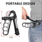 Hand Grip Strengthener - 5-100KG Adjustable Hand Exerciser Grip Strength Trainer for Muscle Building, Hand Therapy and Recovery - Relieve Pain for Arthritis, Carpal Tunnel, Includes Grips and