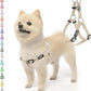 PUPTECK No Pull Dog Harness Soft Adjustable Basic Nylon Step in Puppy Vest Outdoor Walking with ID Tag, Reflecive Beige, S