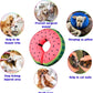 Katoggy Inflatable Dog Cone Collar for Dogs After Surgery, Soft Adjustable Blow up Donut Dog E-Collar for Small Medium Large Dog and Cats