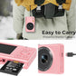 Upgrade Digital Camera, FHD 4K 44MP Autofocus Digital Point and Shoot Video Camera with 16X Zoom, 32GB SD Card, Compact Digital Camera Cheap for Teens Boys Girls Kids Pink Camera