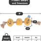 Curry Fishball Soft Plush Squeaky Dog Pull Toy - Durable, Iconic, Cute & Fun Rope Toy for Interactive Bonding Time, Sliding Mechanism, Hide Food for Puzzle Play, Small Medium Dogs