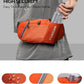 WATERFLY Fanny Pack Waist Bag: Hiking Water Bottle Holder with Strap Waist Pack for Women Men Hydration Hip Packs for Running Walking Traveling-Orange