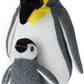 Penguin Family Plush Toy, Stuffed Animal Plushie Doll, Soft Fluffy Like Real Polar Animals Hugging Toy - Present for Every Age & Occasion
