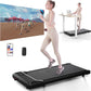 SupeRun Walking Pad, Under Desk Treadmill, 3 in 1 Portable Treadmill with Remote Control LED Display, 2.5 HP Quiet Walking Jogging Machine for Office Home Use, 300 Lbs Capacity