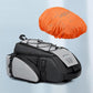 19L Reflective Bike Rack Bag Water Resistant Cycling Pannier Saddle Shoulder Bag with Rain Cover 4-in-1 Versatile Bag Accessories for Travel Commuting Shopping Outdoor Cycling Night-Riding Fitness