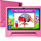 JREN Tablet for Kids｜10.1 Inch Kids Tablet Android 14｜Octa-core｜64GB｜WiFi ｜Bluetooth｜Parental Control｜Children Content｜Children Toddler Pink Girls Gift