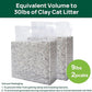 18lbs Mixed Tofu Cat Litter Clumping, Low Dust, Lightweight, Ultra Absorbent and Fast Drying, Natural Pea Husk Bentonite Kitty Litter (9lbs×2bags)