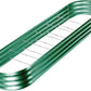 Land Guard 8×2×1ft Galvanized Raised Garden Bed Kit, 108 Gallon Capacity Raised Garden Boxes Outdoor, Oval Metal Raised Garden Beds for Vegetables, Forest Green (with 10 Connecting rods)