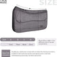 Tackmore Western Saddle Pad Adjustable with Side Pockets and Foam Inserts Shock-Absorbing Riding Pad