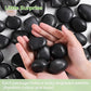 SIDONG 10 lbs Black River Rocks, 1.2-2 Inches Polished Pebbles for Indoor Plants, Aquarium Rocks Used in Fish Tank, Decorative Stones for Plants, Vases, Home Décor, Crafting, Garden Landscaping