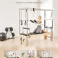 VEVOR Pilates Reformer Machine, Pilates Workout Equipment for Home Gym Studio Use, Pilates Bed with Dual Resistance- Spring & Cord, Reformer Set, Up to 400 LBS