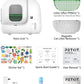 PETKIT PuraMax 2 Automatic Self-Cleaning Cat Litter Box, App Control Scoop-Free Litter Box with Safety Sensors, Odor Free & Anti-Leakage Basic Bundle Includes Trash Bags,2.4G WiFi & Low Entrance
