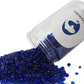 Lustering Decorative Round Glass Marbles and Pebbles - Glass Gems for Fire Pit Crafts, Resin Art, Vase Filler, Fish Tank, Aquarium Decoration - 3-6mm, 1-Pound Cobalt Blue