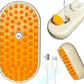 Spritz Defur Comb for Cats, New 3-in-1 Cat Steam Brush for Massaging and Cleaning Shedding Pets, Comb for Long and Short Hair Cats and Dogs Grooming Tool (Coffee)