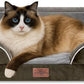 Comfort Expression Small Dog Beds Waterproof Cat Beds Orthopedic Foam Sofa Beds for Small Dogs Comfy Pet Bed with Washable Removable Cover & Non-Slip Bottom(XX-Small,Dark Green)