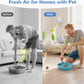 Cat Litter Deodorizer – 99% Odor Eliminator for Strong Pet Odors, Plug In Negative Ion Air Purifier for Litter Box, Home, Kitchen, Bathroom, Ozone-Free & Quiet Portable