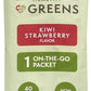 TERRA ORIGIN Greens Powder Packets | 74+ Vitamin and Superfoods | Supports Gut Health, Bloating, and Energy | with Antioxidant, Digestive Enzymes, Adaptogens | Kiwi Strawberry (15 Packets)