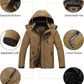 Men's Ski Jacket Warm Winter Snow Coat Waterproof Mountain Windbreaker Snowboarding Jacket Hooded for Hiking Traval
