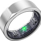 Smart Ring for Women Men - Titanium Fitness Tracker Ring with Heart Rate, Step Counting, Calories for iPhone and Android, No Subscription Fee (Sliver, 10)