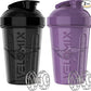'-2 Pack- 20 oz Protein Shaker Bottles for Protein Mixes - 2x Wire Whisk | Leak Proof Shaker Cups for Protein Shakes and Pre Workout | Protein Shaker Bottle Pack (Purple&Black)