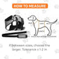 Ayquez Dog Lift Harness with Storage and Transport Bag, Dog Harness with Handle for Lifting & Hip dysplasia, arnés para Perros pequeños, pechera para Perros (Gray, XXL)