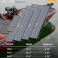 FOCEAN Boat Flooring EVA Foam Boat Decking Faux Teak Marine Flooring Boat Mat Boat Carpet Sheet for Motorboat RV Yacht Kayak Surfboard, 94.5"x 47.2"/35.4"/23.6"/15.7"