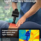 Massage Gun with Heat and Red Light Therapy,Deep Tissue Percussion Back Massager for Muscle/Neck/Body Pain Relief with Long Extension Retractable Handle,32-Speeds,Foldable,5 Adjustable