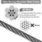 Tie Out Cable for Dogs,100FT Dog Leads,Heavy Duty Tie Out Cable for Large Dogs Up to 125lbs,Durable Dog Runner Tether Line for Outdoor,Yard