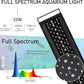 hygger Auto On Off LED Aquarium Light, Full Spectrum Fish Tank Light with LCD Monitor, 24/7 Lighting Cycle, 7 Colors, Adjustable Timer, IP68 Waterproof, 3 Modes for 24"-30" Freshwater Planted Tank