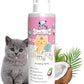 Professional Pet Grooming Spray for Kittens and Cats | All-Natural Scented Moisturizing Cat Detangler Spray | Kitten Conditioner Coat Shine Spray | Cat Grooming Supplies