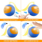Migipaws Interactive Cat Ball Toy Set, Fun Tracker, Glowing Chase Ball with MystiChaser Pouch, Fluffy Tail, A Small Mice(Blue)