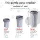Dexas MudBuster Portable Dog Paw Cleaner, Premium Quality Large Gray Pet Accessory