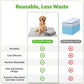 Dog Grass Large Potty Patch, Dog Litter Boxes Artificial Grass Bathroom Turf for Pet Training, Washable Puppy Pee Pad, Perfect Indoor/Outdoor Portable Potty Pet Loo (Potty system-45.1"x29.1")