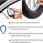 Bicycle Spoke Tension Meter Wrench Repair Tool Set, 8pcs Adjustment Bike Bicycle Spoke Indicator Tensiometer Wrench, Wheel Repair Tool W/Valve Wrench/Spoke Wrench/Tire Lever/Hex/Socket Wrench