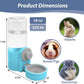 Fhiny Rabbit Water Bottle, 18oz Hanging Guinea Pig Water Bottle No Drip Gravity Bunny Water Dispenser for Cage Automatic Rabbit Waterer for Bunny Guinea Pig Chinchilla Ferret Cat Puppy