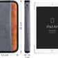 Real Leather Wallet RFID Family Passport Holder Waterproof Travel Essentials (Grey)