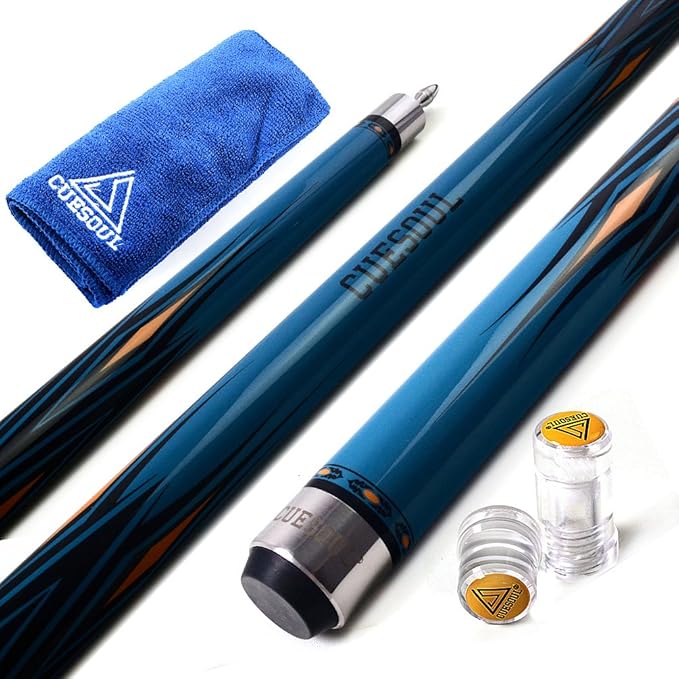 CUESOUL SOOCOO Series 58" 19oz Maple Pool Cue
