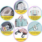 FIORETTO Women's Gym Duffle Bag with Shoes Compartment, 37L Capacity, Ideal for Travel, Gym, Sports, Duffel, Weekender