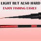 Telescopic Tenkara Rod in 4.9ft/8.8ft/11.8ft-Ultralight Travel Fishing Rods-Portable Collapsible Bass Crappie Rod-Retractable Fishing Pole -Tenkara Fishing Rod