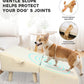 Dog Stairs for Small Dogs and Cats – 2-in-1 Dog Ramp for Bed and Couch, 16.5'' Foldable Wooden Pet Steps, Sturdy Multi-Use Split Ottoman Design, Beige