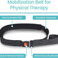 Vive Mobilization Belt for Physical Therapy with Buckle - Manual Traction Stretching Band - PT Traction Strap Belt for Stretching, Mobility, Massages & Exercise (Black)